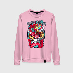 Женский свитшот Регбист и девушка