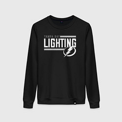 Свитшот хлопковый женский TAMPA BAY LIGHTIN NHL ТАМПА БЭЙ НХЛ, цвет: черный