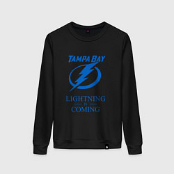Женский свитшот Tampa Bay Lightning is coming, Тампа Бэй Лайтнинг