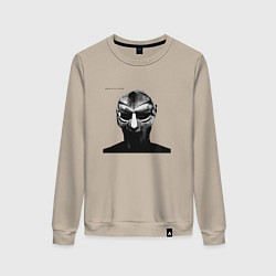 Свитшот хлопковый женский Madvillainy, цвет: миндальный