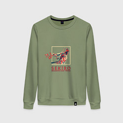 Женский свитшот Sekiro Однорукий волк