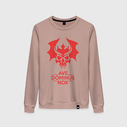 Женский свитшот Ave Dominus Nox клич повелителей ночи