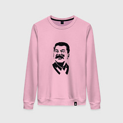 Свитшот хлопковый женский Joseph Stalin, цвет: светло-розовый