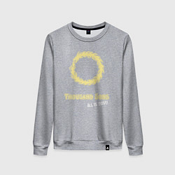 Женский свитшот Тысяча сынов хаос винтаж лого