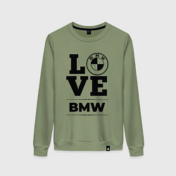 Женский свитшот BMW love classic