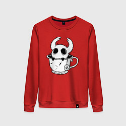 Женский свитшот Hollow Knight рыцарь в чашке