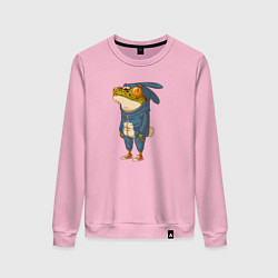 Женский свитшот Странная лягуха-заяц