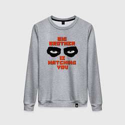 Свитшот хлопковый женский TOTAL CONTROL, цвет: меланж