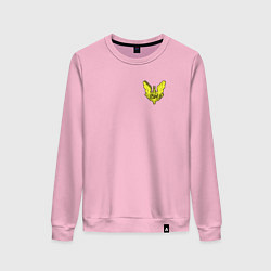 Свитшот хлопковый женский ZX Spectrum - Elite logo, цвет: светло-розовый