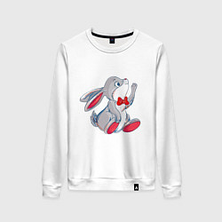 Женский свитшот Заяц с бантиком