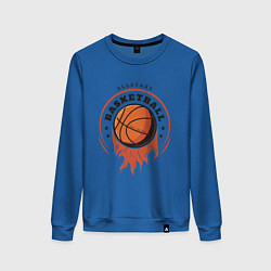 Свитшот хлопковый женский Allstars Basketball, цвет: синий