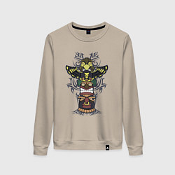 Женский свитшот Тотем с узором