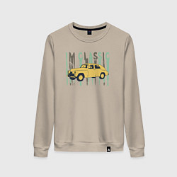 Свитшот хлопковый женский Im Classic M20, цвет: миндальный