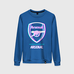Женский свитшот Arsenal FC в стиле glitch
