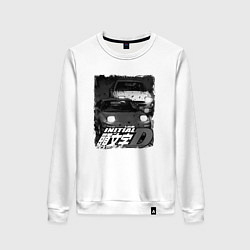 Женский свитшот Initial d аниме про дрифт
