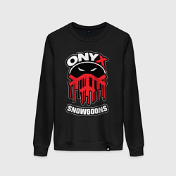 Свитшот хлопковый женский Onyx - snowgoons, цвет: черный