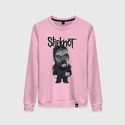 Свитшот хлопковый женский Седьмой Slipknot, цвет: светло-розовый