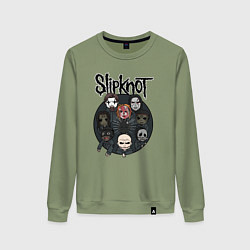 Женский свитшот Slipknot art fan