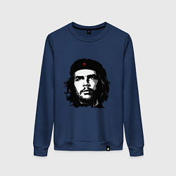 Свитшот хлопковый женский Ernesto Che Guevara, цвет: тёмно-синий