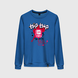 Женский свитшот Граффити хип-хоп плеер с наушниками