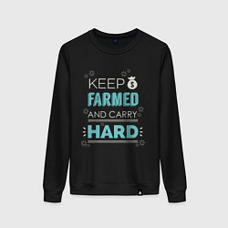 Женский свитшот Keep Farmed & Carry Hard