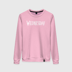 Женский свитшот Wednesday Logo
