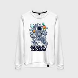 Женский свитшот Мороженое для космонавта