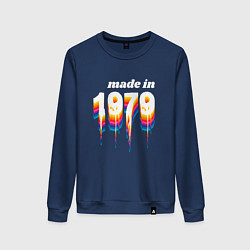 Женский свитшот Made in 1979 liquid art