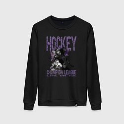 Женский свитшот Hockey жизнь на льду