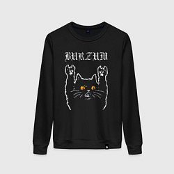 Женский свитшот Burzum rock cat