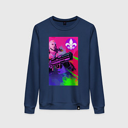 Женский свитшот Saints Row - shooter - sketch