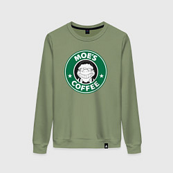 Женский свитшот Кофе у Мо