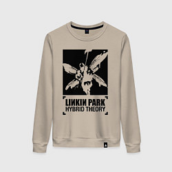 Свитшот хлопковый женский LP Hybrid Theory, цвет: миндальный