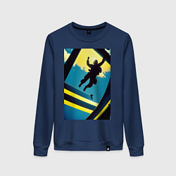 Женский свитшот Два парашютиста