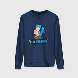 Женский свитшот Чувствуй бит