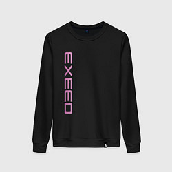 Женский свитшот Exeed pink logo