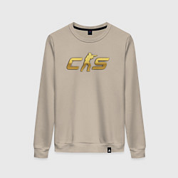 Женский свитшот CS 2 gold logo