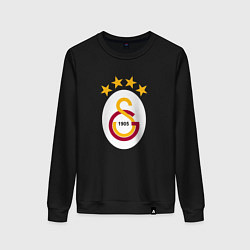 Свитшот хлопковый женский Galatasaray fc sport, цвет: черный