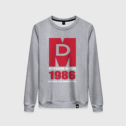 Свитшот хлопковый женский Depeche Mode - Black Celebration album merch, цвет: меланж