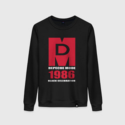 Свитшот хлопковый женский Depeche Mode - Black Celebration album merch, цвет: черный