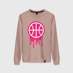 Женский свитшот Pink basketball