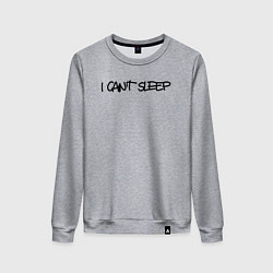 Женский свитшот I cant sleep