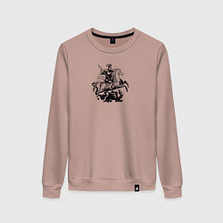 Женский свитшот Георгий Победоносец Герб Москвы