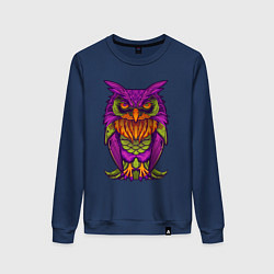 Женский свитшот Purple owl