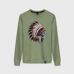 Женский свитшот Dead indian