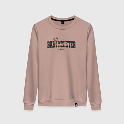 Свитшот хлопковый женский Pharita k-girls, цвет: пыльно-розовый