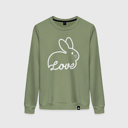 Женский свитшот Love bunny