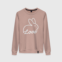 Женский свитшот Love bunny