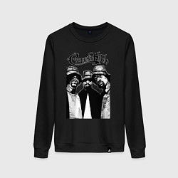 Свитшот хлопковый женский Cypress hill all, цвет: черный