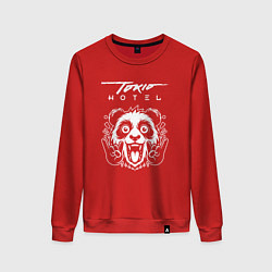 Женский свитшот Tokio Hotel rock panda
